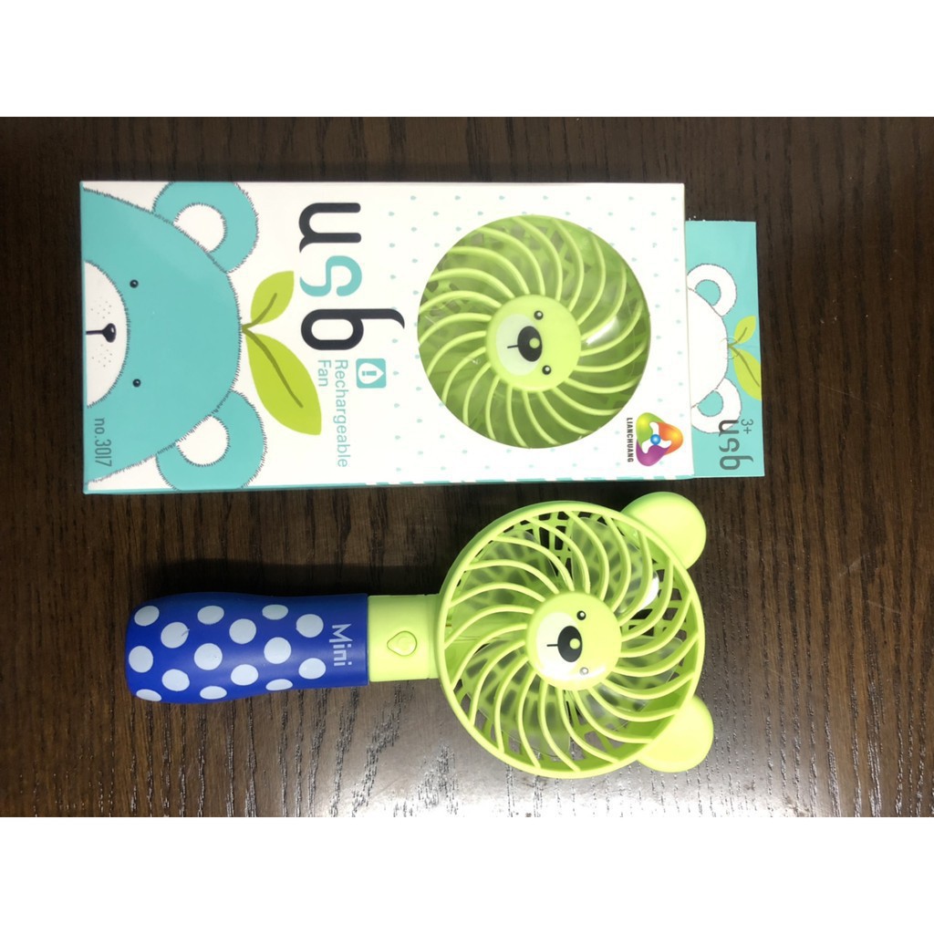 Xả kho - Quạt mini cầm tay hình gấu siêu tiện lợi