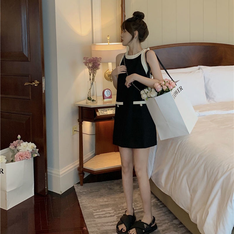 Đầm Sát Nách Thiết Kế Mới Thời Trang Mùa Hè Theo Phong Cách Hàn Quốc Cho Nữ