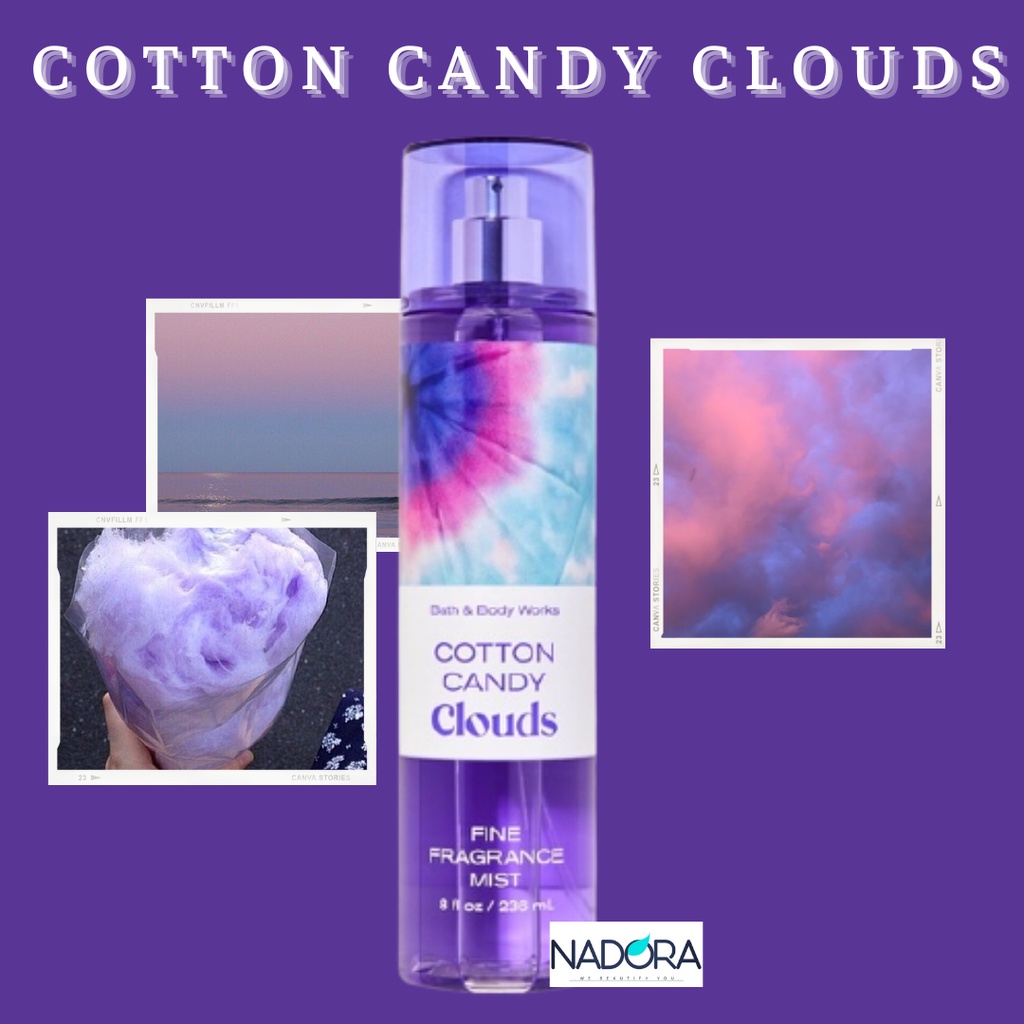 Xịt Thơm Cotton Candy Clouds Bath And Body Works Body Mist 236ml