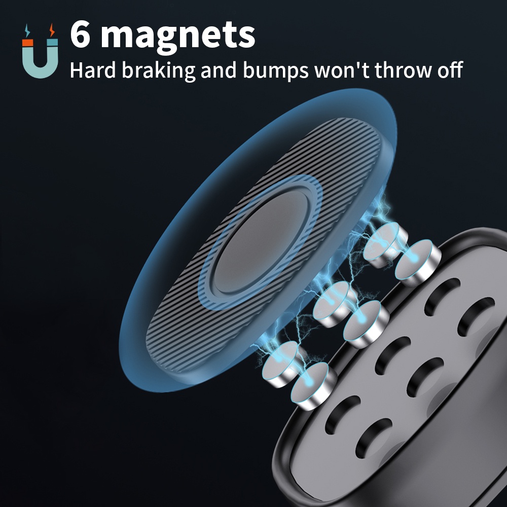 Giá Đỡ Điện Thoại Ô Tô Từ Tính Gấp / 360° Giá Đỡ Điện Thoại Đa Năng Trên Xe Hơi