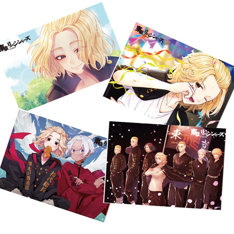Tokyo Revengers Set 8 tấm tranh poster to bự A3 anime siêu chất