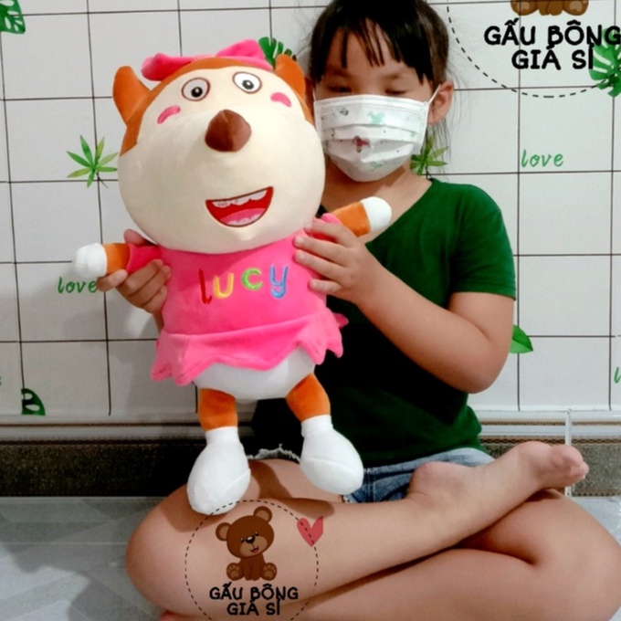 GẤU BÔNG LUCY VẢI MỊN MINISO 4 CHIỀU CAO CẤP THÚ BÔNG LUCY