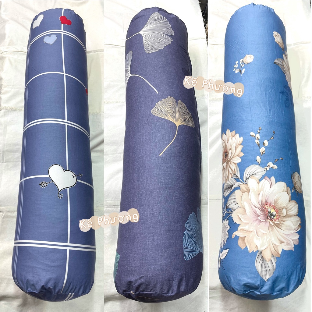 Vỏ gối ôm 80x100 vải Cotton 85 có khóa