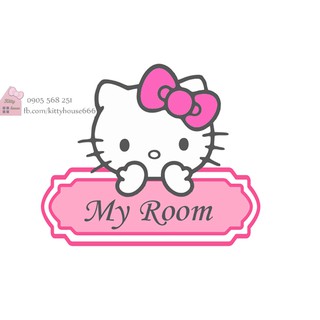 🌻DECAL BẢNG TÊN 2🎀 KITTY HOUSE
