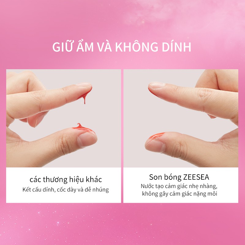 Son bóng dưỡng môi ZEESEA giữ ẩm màu sắc tươi sáng 2.3g