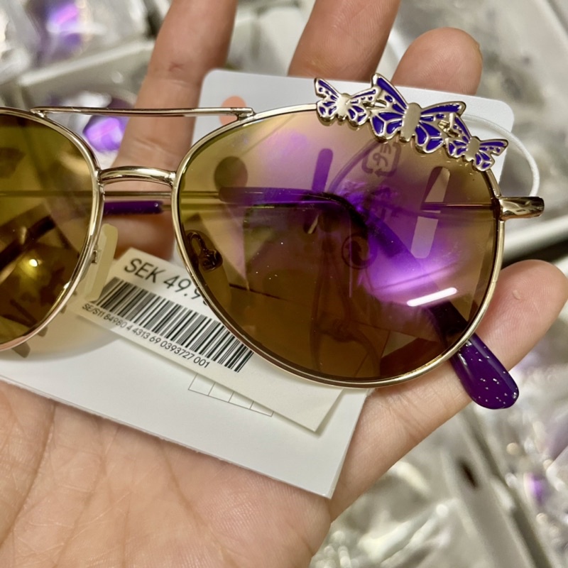 Kính HM dư xịn cho bé gái  UV400 cao nhất bảo vệ mắt full tag 1-5y