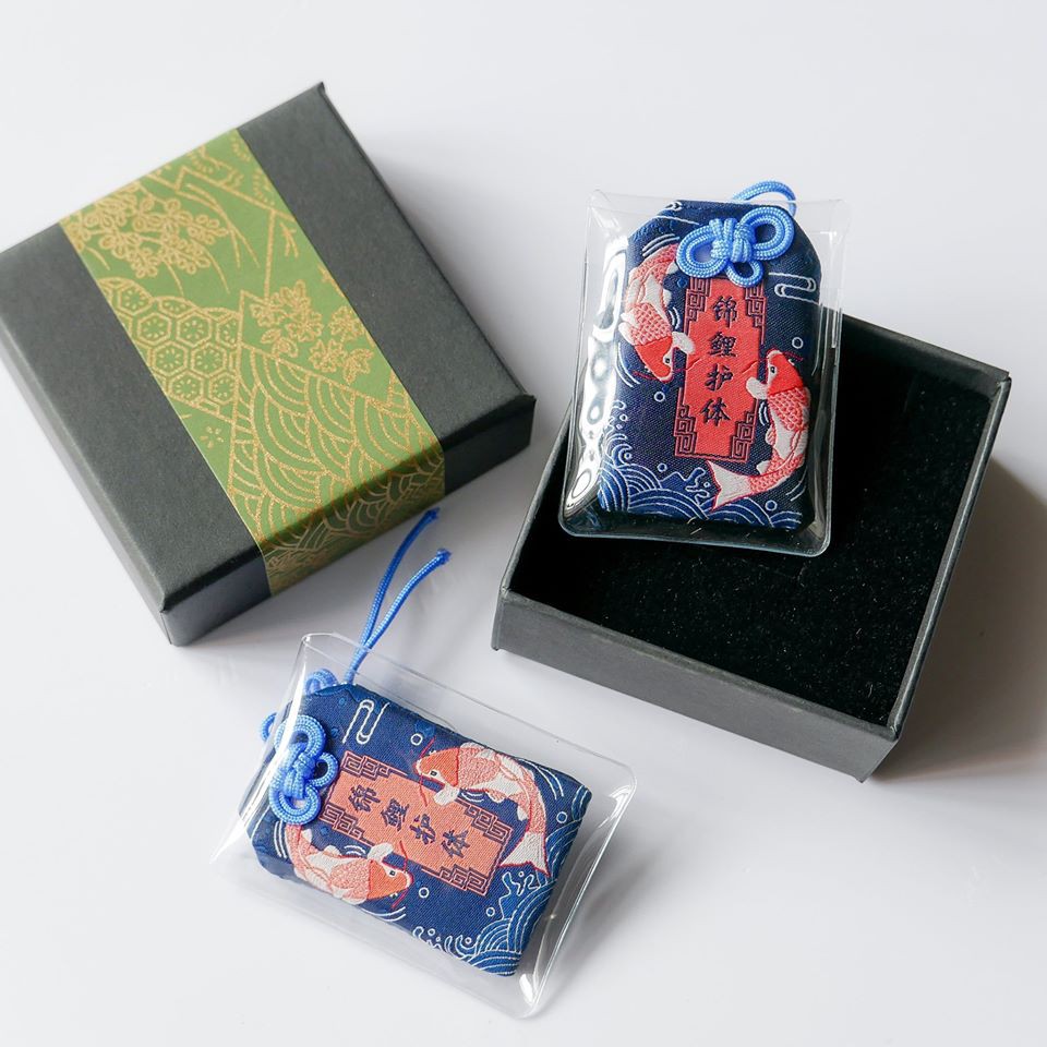 TÚI PHƯỚC OMAMORI BÌNH AN, MAY MẮN CÁ KOI