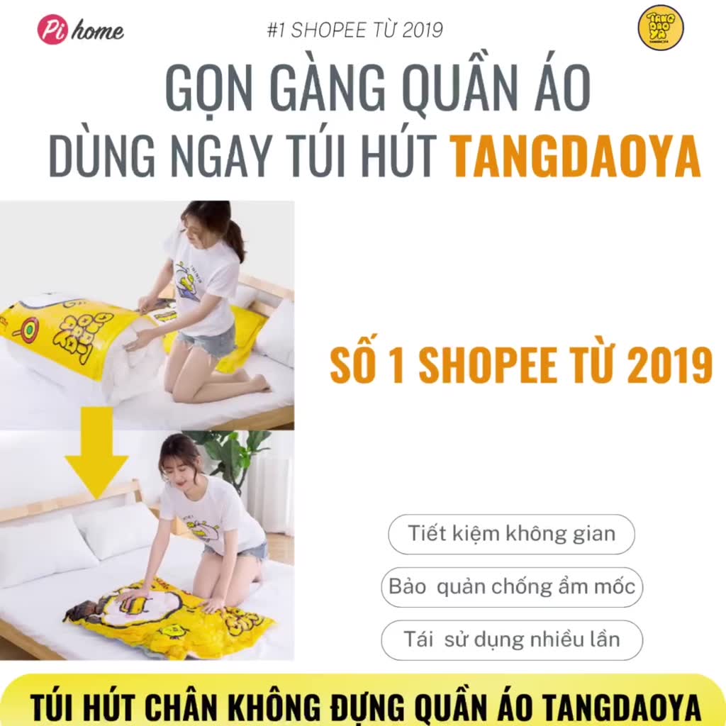 Túi hút chân không đựng quần áo, chăn gối. Chính hãng TANGDAOYA | BigBuy360 - bigbuy360.vn