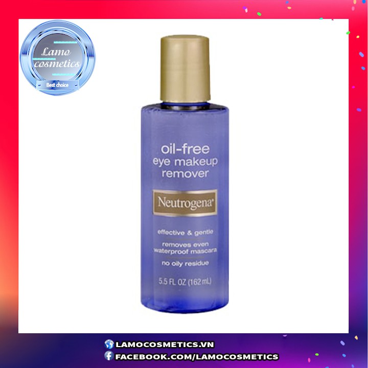Tẩy Trang Mắt Môi Neutrogena Oil Free Eye Makeup Remover Chính Hãng 100%