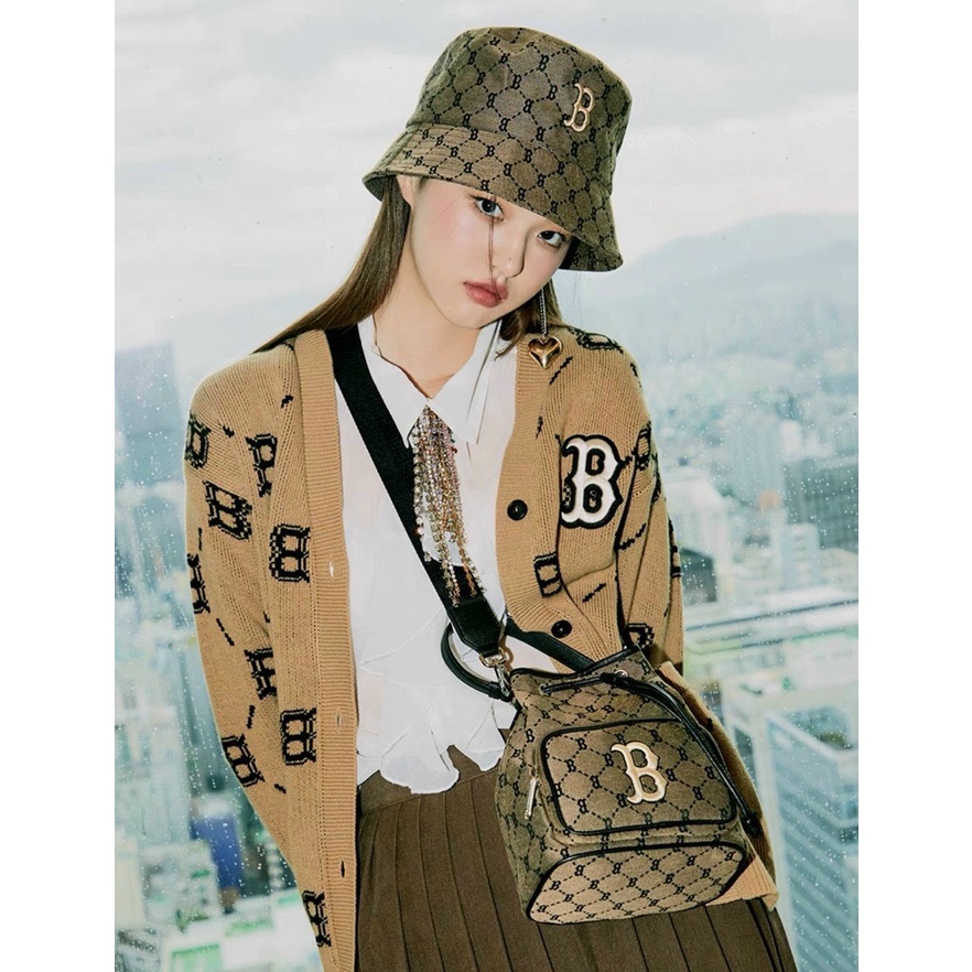 (Tqxk 1:1) Túi Rút M/L/B Monogram Diamond Jacquard New Yourk Yan//kees Gray !  - Mẫu siêu hít hót