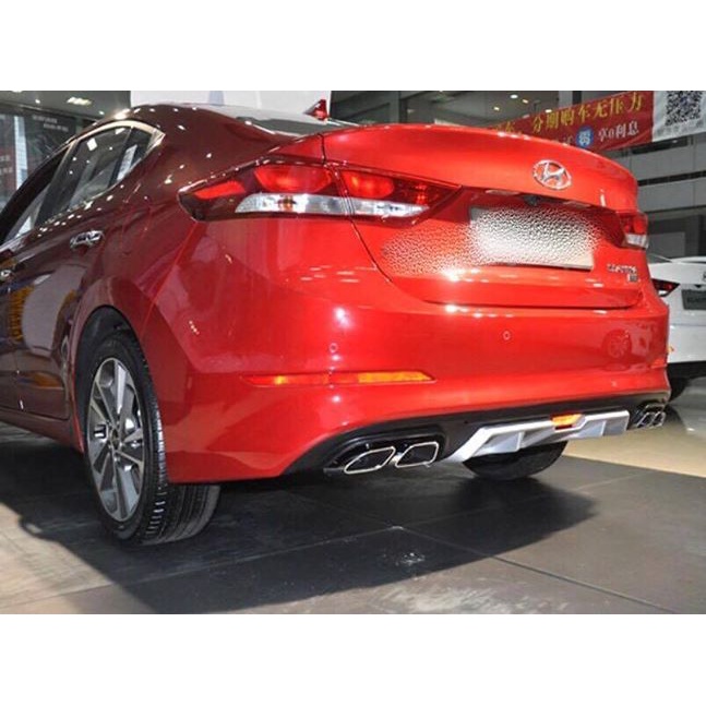 Lippo, Lip Chia Pô,Ốp Cản Sau Cho xe Hyundai Elantra Hàng Cao Cấp Loại 1