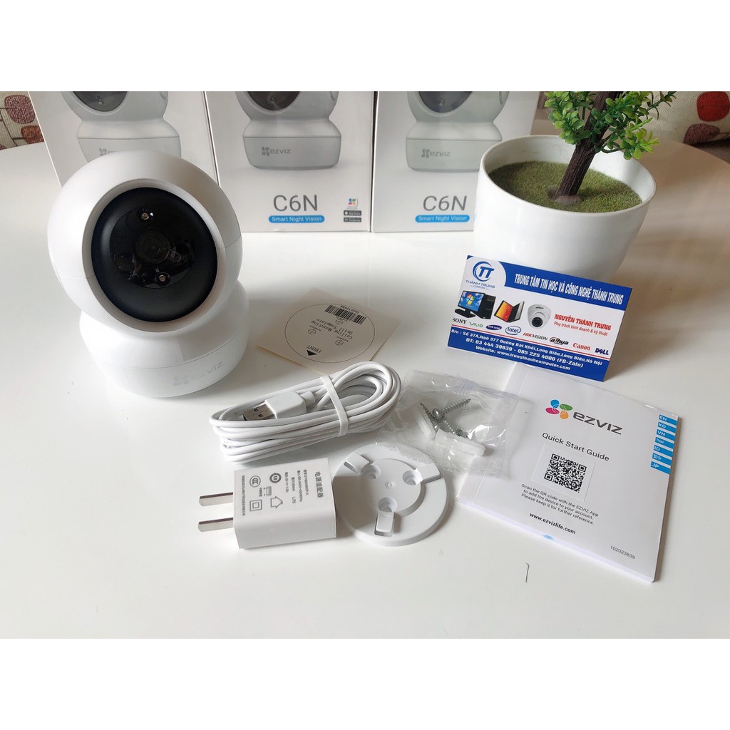 Camera WIFI thông minh EZVIZ C6N 1080P (CS-C6N-A0-1C2WFR) - Bảo hành Chính hãng 24 tháng