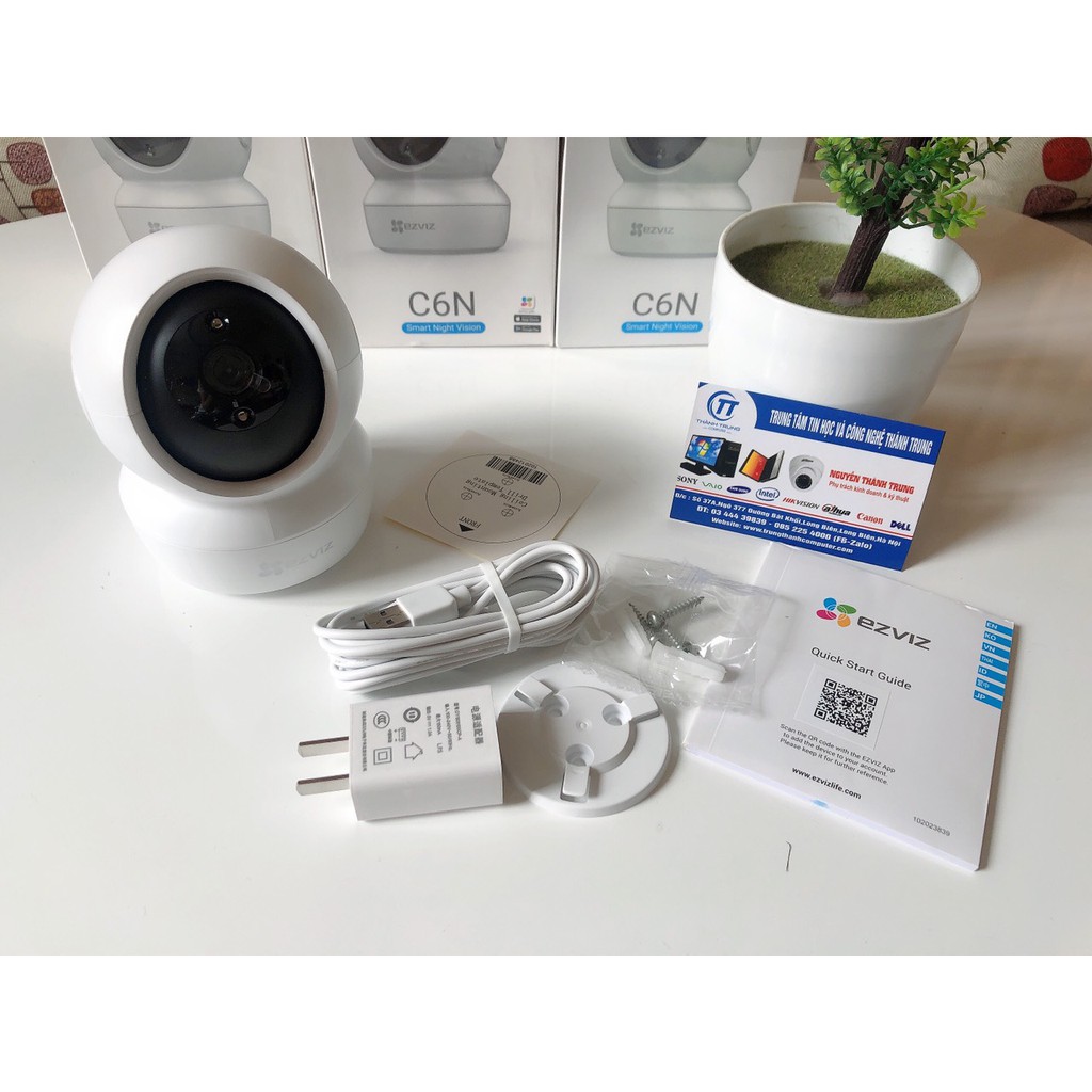 Camera IP EZVIZ C6N 1080p Smart IR 2.0 Megapixel, hồng ngoại thông minh, theo dõi chuyển động - Hàng Chính Hãng