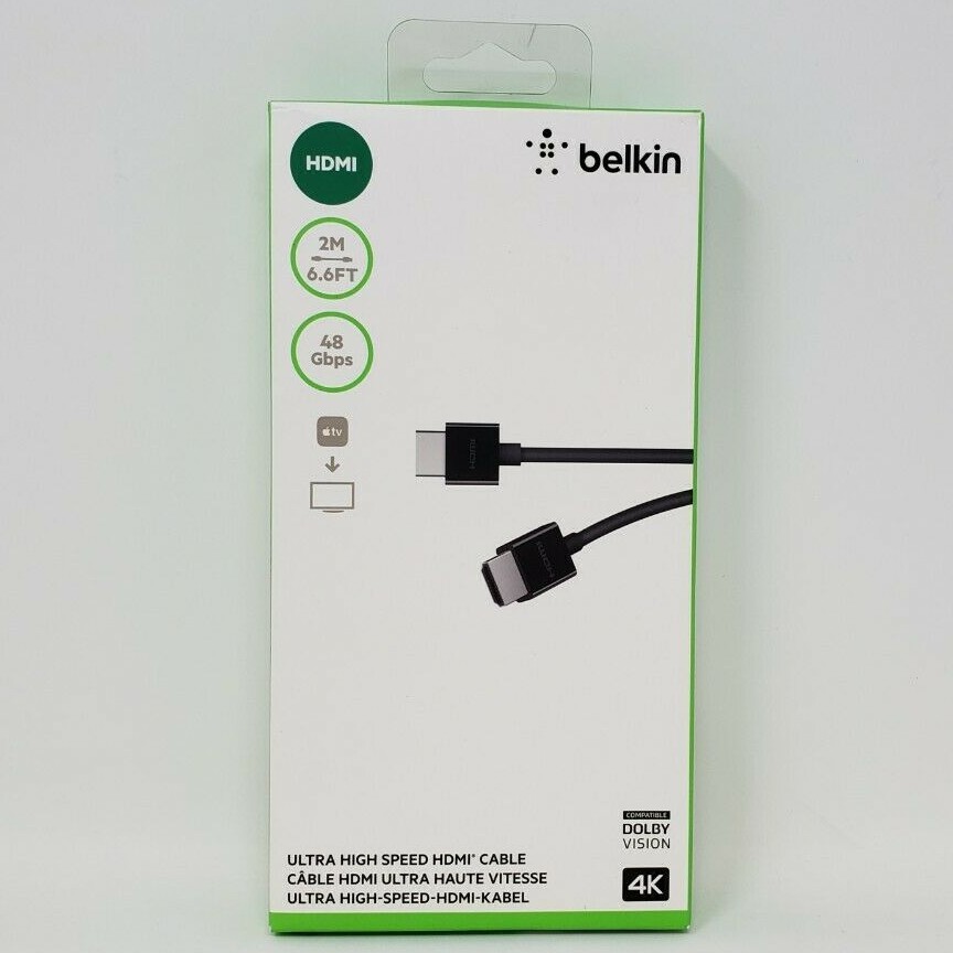 Cáp HDMI Dài 2 Mét Belkin AV10175bt2M-BLK 4k