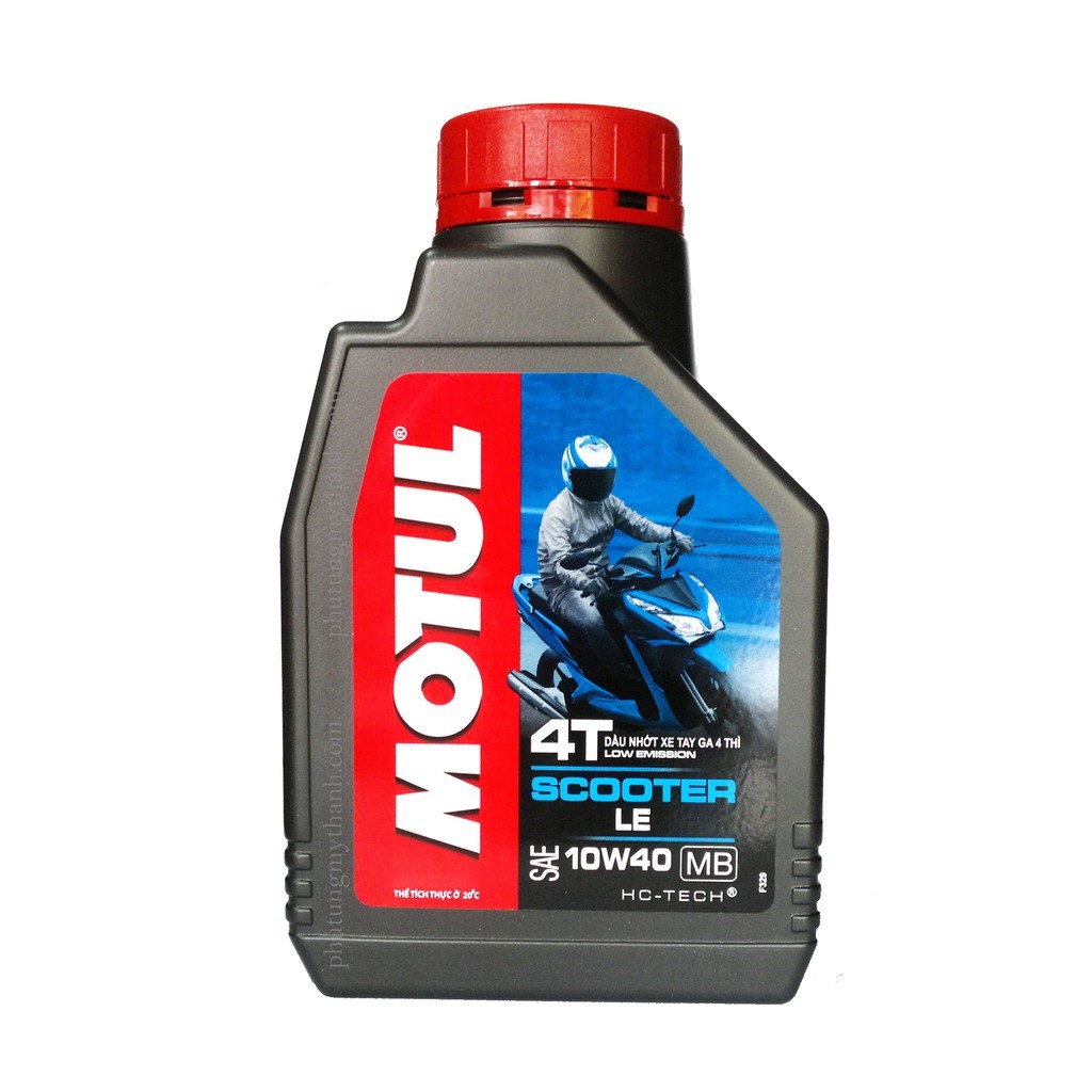 NHỚT XE MÁY TAY GA MOTUL SCOOTER LE 10W40 800ml