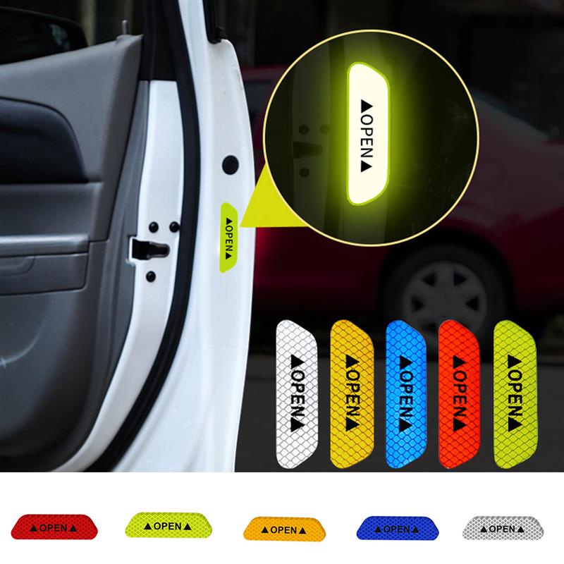 Băng Keo Dán Phản Quang Cảnh Báo An Toàn Thông Dụng Cho Cửa Xe Hơi