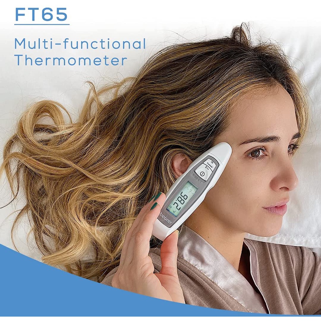 Nhiệt kế hồng ngoại BEURER FT65 |  Đo nhanh , chính xác trong 1 giây - Tích hợp 6 tính năng trong 1 - Bảo hành 24 Tháng