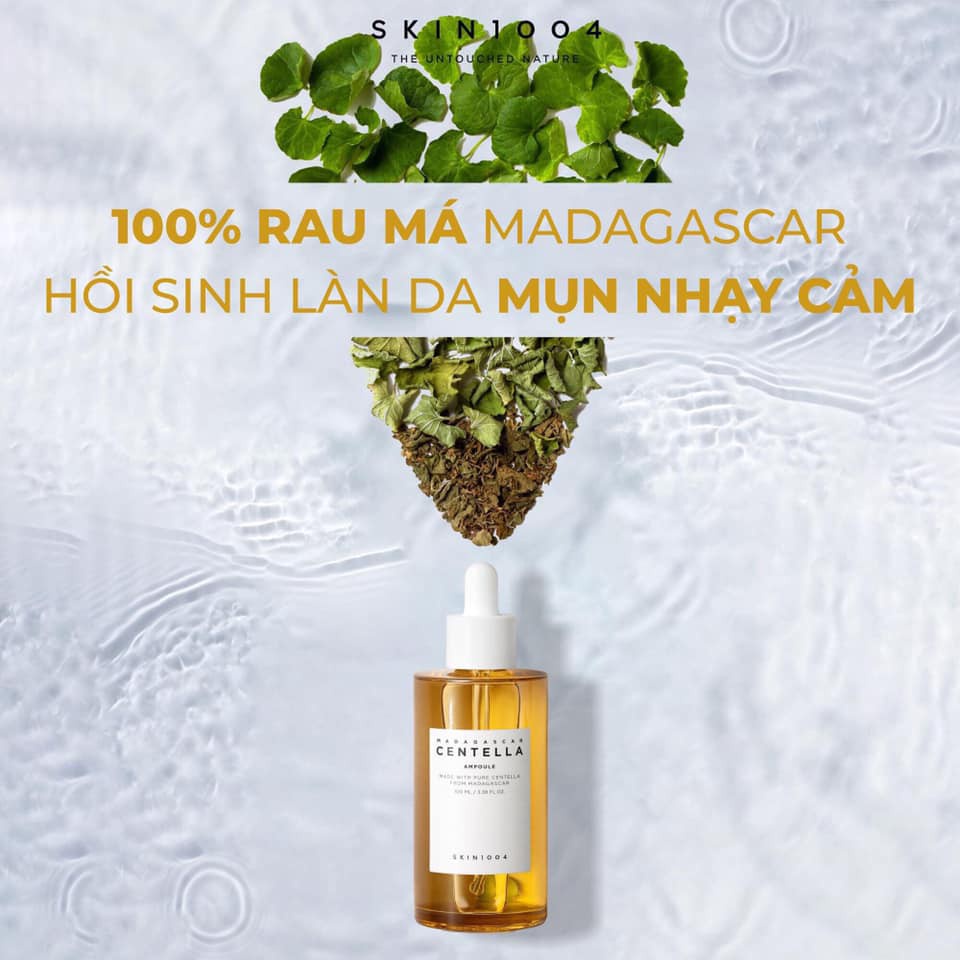 Tinh Chất Rau Má Giảm Mụn, Dưỡng Trắng và Phục Hồi Da Nhạy Cảm Skin1004 Madagascar Centella Asiatica  Ampoule | BigBuy360 - bigbuy360.vn