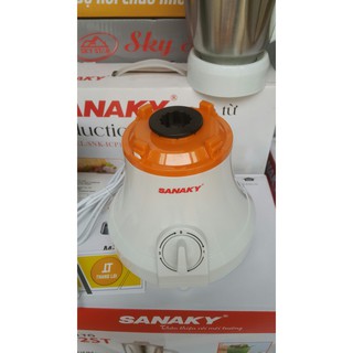 (cối inox cao cấp) Máy xay sinh tố 3 cối Sanaky