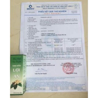 Tinh Dầu Lợi An Chính Hãng+ Thảo Dược Ho Đờm