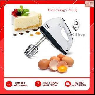 Máy đánh trứng cầm tay mini hoạt động êm ái,  Máy Đánh Trứng bear 7 Tốc Độ Cao Cấp, Dụng cụ đánh trứng, đảo bột