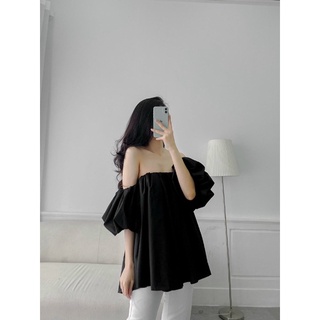 Áo trễ vai tay bồng