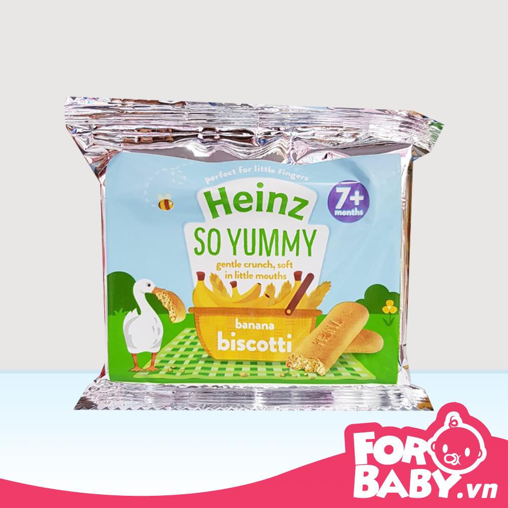 Bánh ăn dặm Heinz đủ vị cho bé 7 tháng trở lên