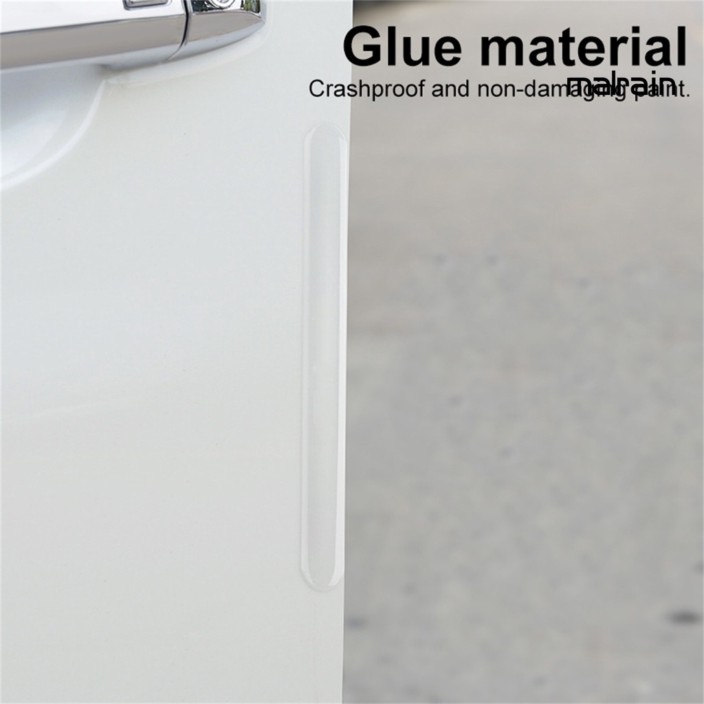 Set 4/6 Miếng Dán Họa Tiết Hoạt Hình Bằng PVC Chống Va Chạm/Trầy Xước Trang Trí Xe Hơi