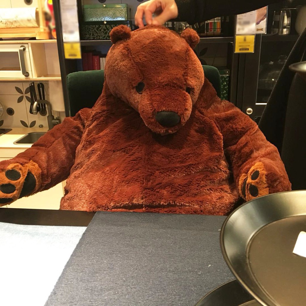 ❤Thú Nhồi Bông Hình Cá Mập/Gấu Nâu/Cá Mập Dễ Thương 40Cm~100cm