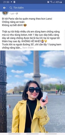 Kem chống nắng lanci