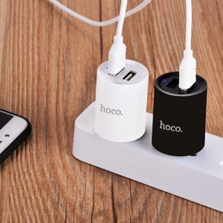 Cốc sạc 2 cổng USB Hoco C14
