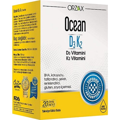 VITAMIN D3K2 OCEAN ORZAX DẠNG XỊT/NHỎ GIỌT NHẬP KHẨU CHÂU ÂU