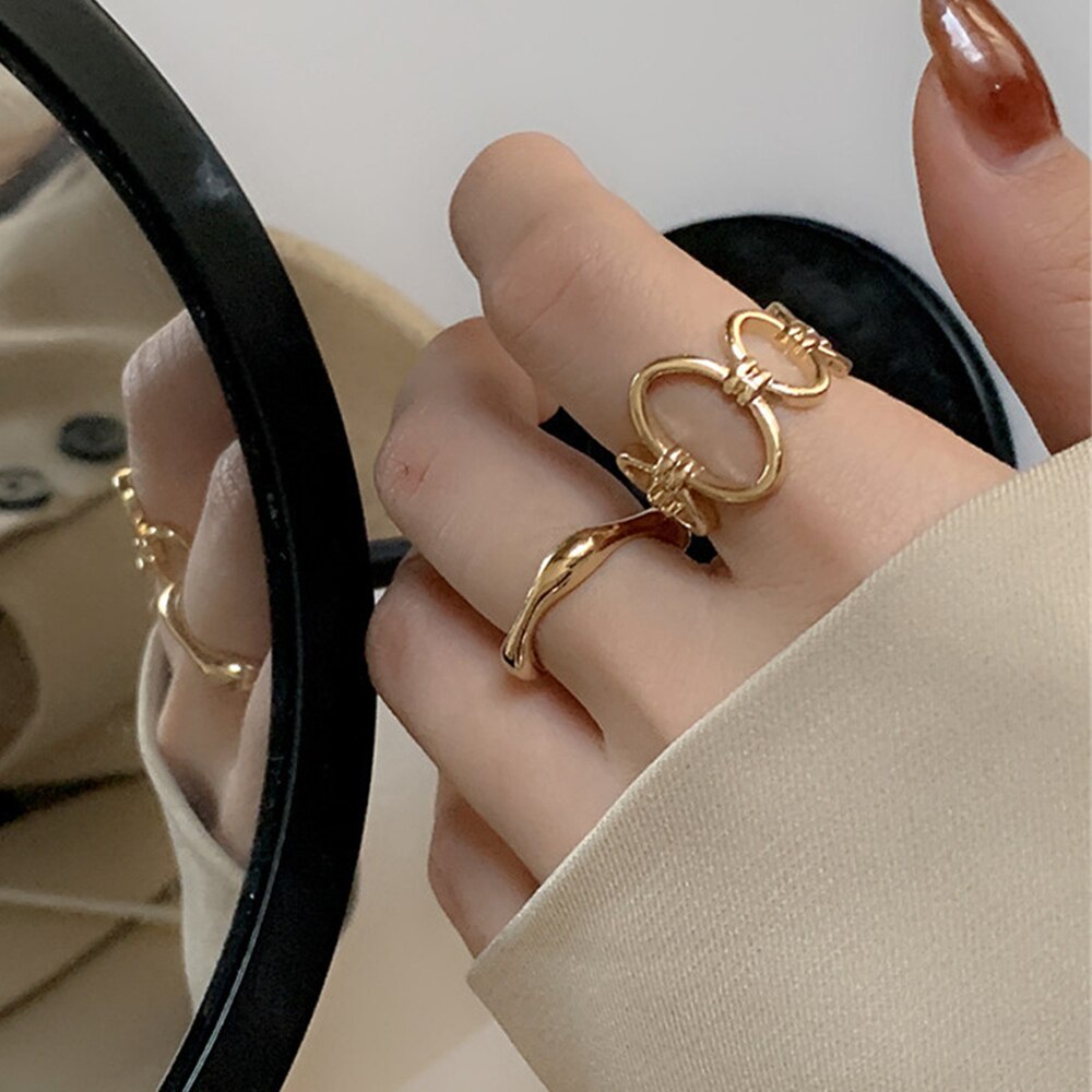 Set nhẫn đeo khớp ngón tay kim loại