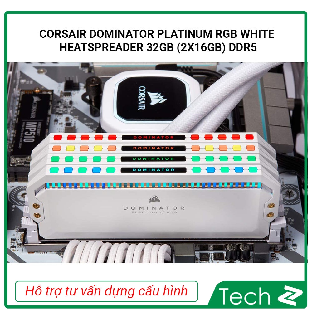 Ram Corsair DOMINATOR PLATINUM RGB White 32GB - 64GB DDR5 5600MHz