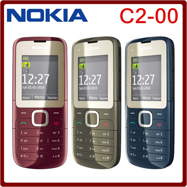 Điện Thoại Nokia C2-00 Chính Hãng 02 Sim 02 Sóng Bảo Hành !2 Tháng