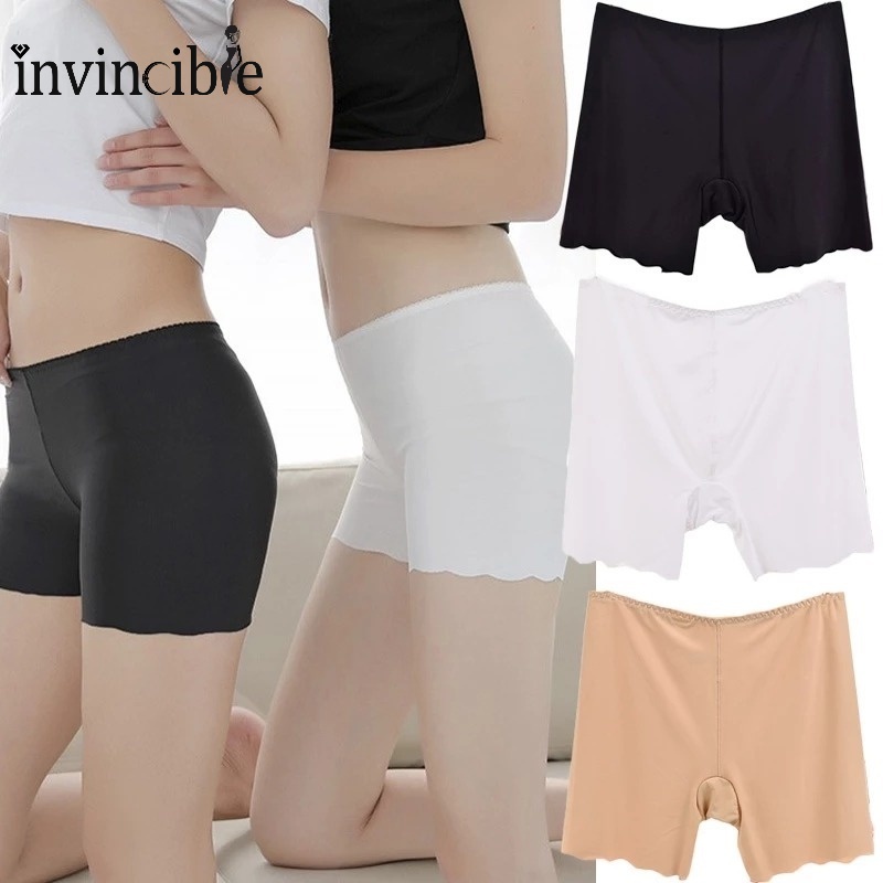 Quần Lót Boxer Vải Lụa Lạnh Siêu Mỏng Co Giãn Không Uốn Cong