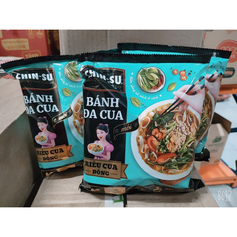 PHỞ BÒ ,HỦ TIẾU,BÁNH ĐA CUA CHINSU THỊT THẬT NGUYÊN MIẾNG 132G