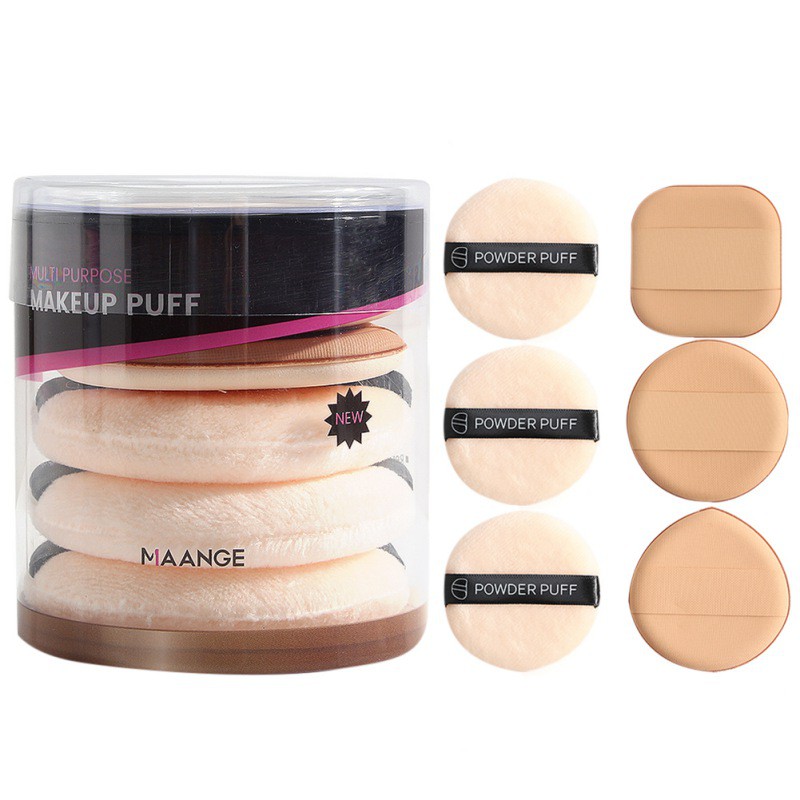 [Hàng mới về] Set 6 Mút Trang Điểm Nhiều Hình Dạng Chuyên Dụng Chất Lượng Cao