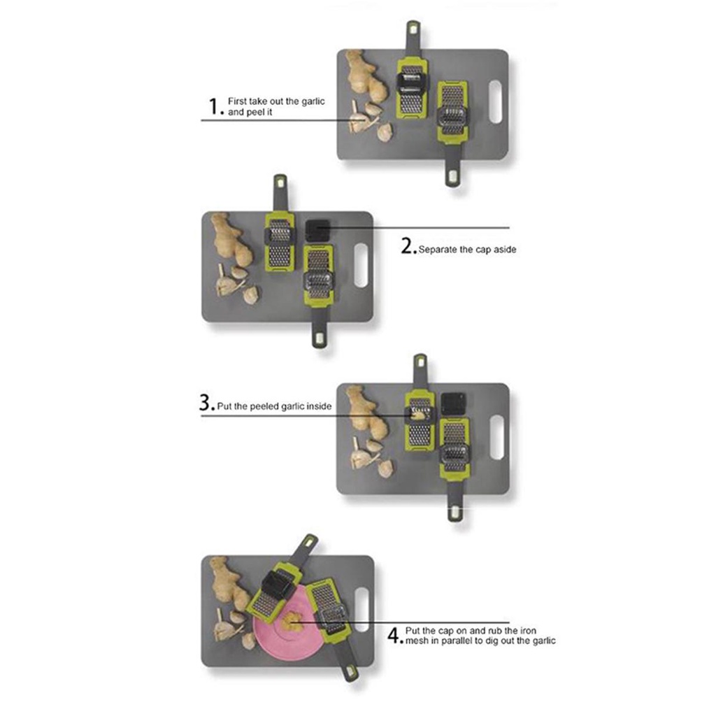 Dụng Cụ Nghiền Tỏi / Rau Củ Đa Năng Tiện Dụng Cho Nhà Bếp