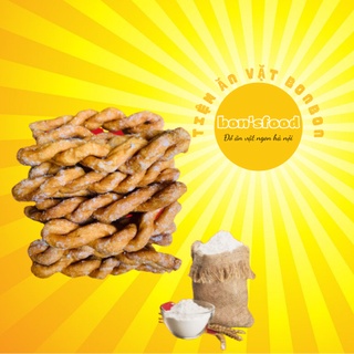 400g quẩy xoắn đường giòn ngon hấp dẫn đồ ăn vặt