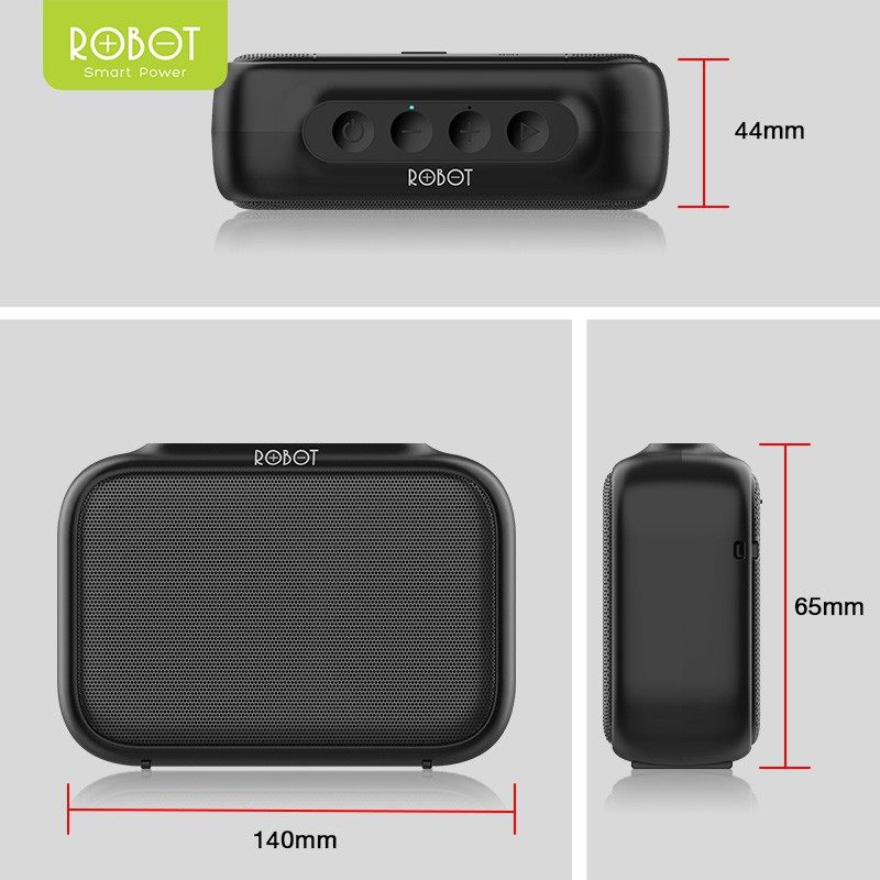 [Bảo Hành 12 Tháng] Loa Bluetooth Mini 5.0 ROBOT RB100 Hỗ Trợ Thẻ Micro SD & USB Âm Bass Cực Đỉnh
