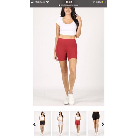 Quần legging đùi siêu co giãn Rosio nữ( m30)