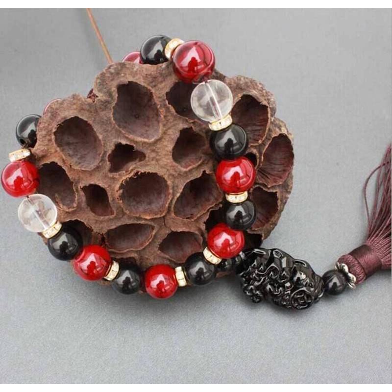 Tràng Hạt Tỳ Hưu Trang Trí Cần Số Ô Tô