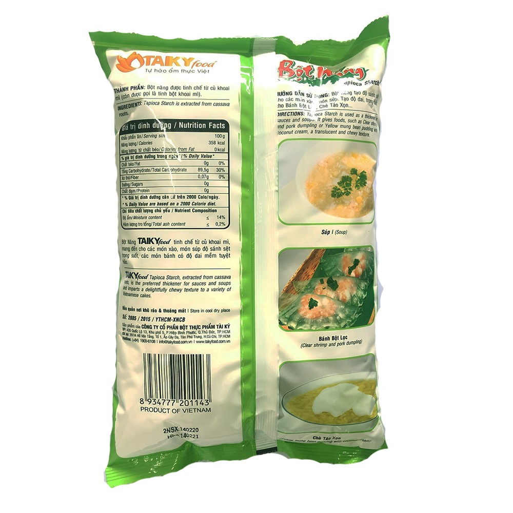 Bột năng tài ký 1kg