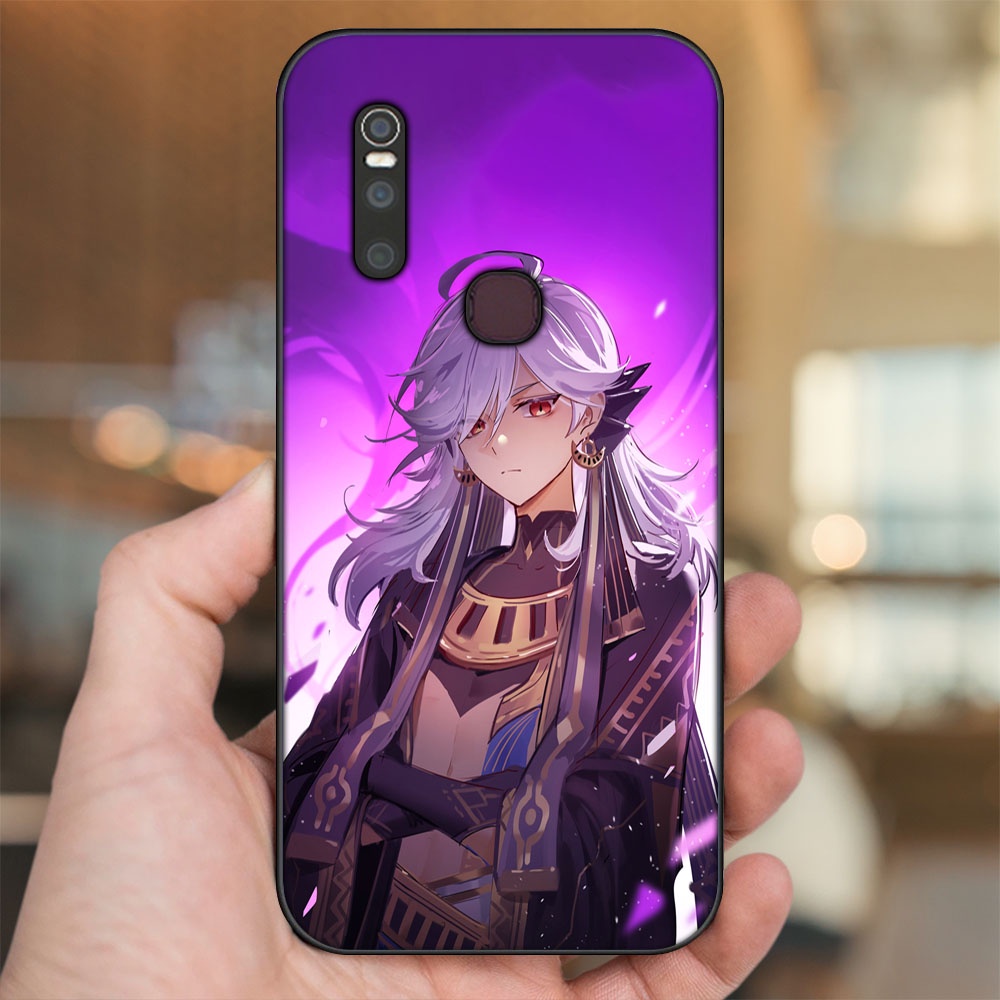 Ốp lưng Vivo V15 viền đen in hình Cyno Genshin Impact