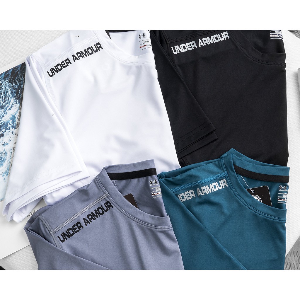 Áo thun lạnh thể thao nam cao cấp, chất thun poly co dãn 4 chiều thoáng mát,vải mịn, không xù lông, không bai màu - AT37 | BigBuy360 - bigbuy360.vn