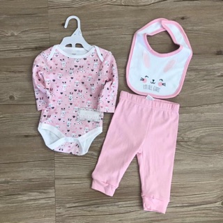 Set body 3 món bé trai bé gái
