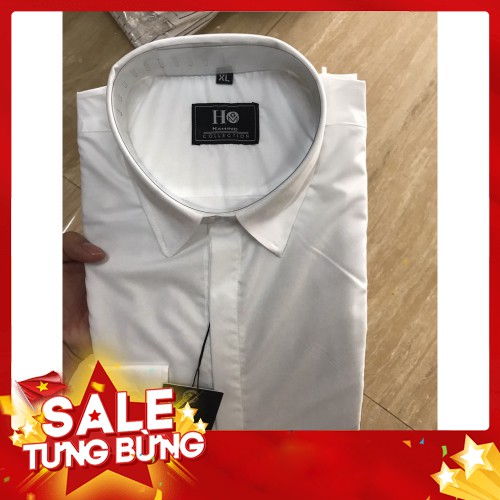 Áo Sơ Mi Nam Trắng Thời Trang, Sơ Mi Nam Đẹp, Cao Cấp Trắng, đen, chất lụa, công sở, hàng đẹp - Hàng nhập khẩu