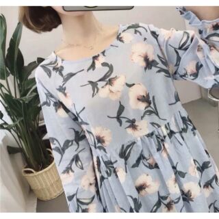 Ảnh thật đầm hoa babydoll
