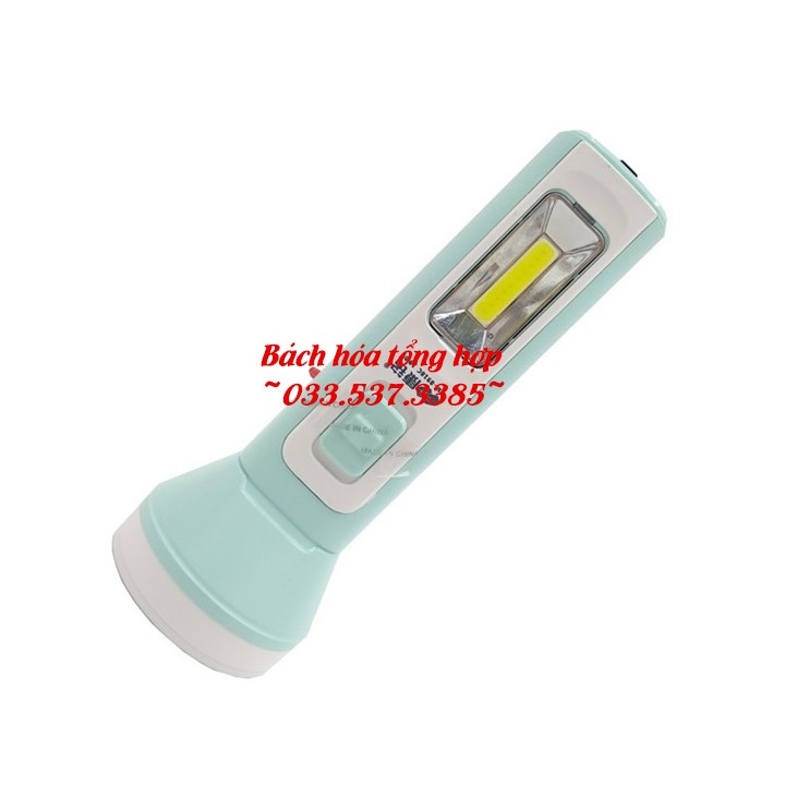 Den pin sieu sang, đèn pin chiếu xa KM 8918 công suất 5W màu xanh